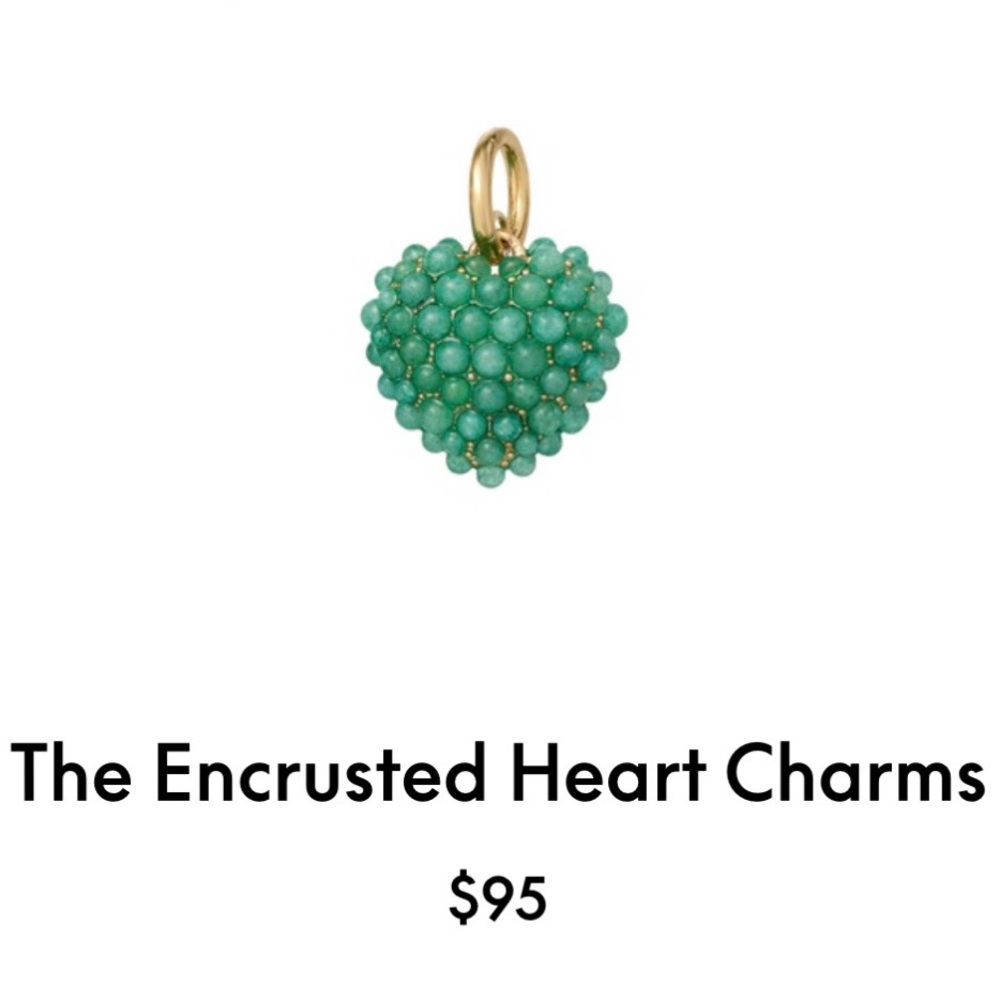 ROXANNE ASSOULIN Moss Agate Charm - firm price